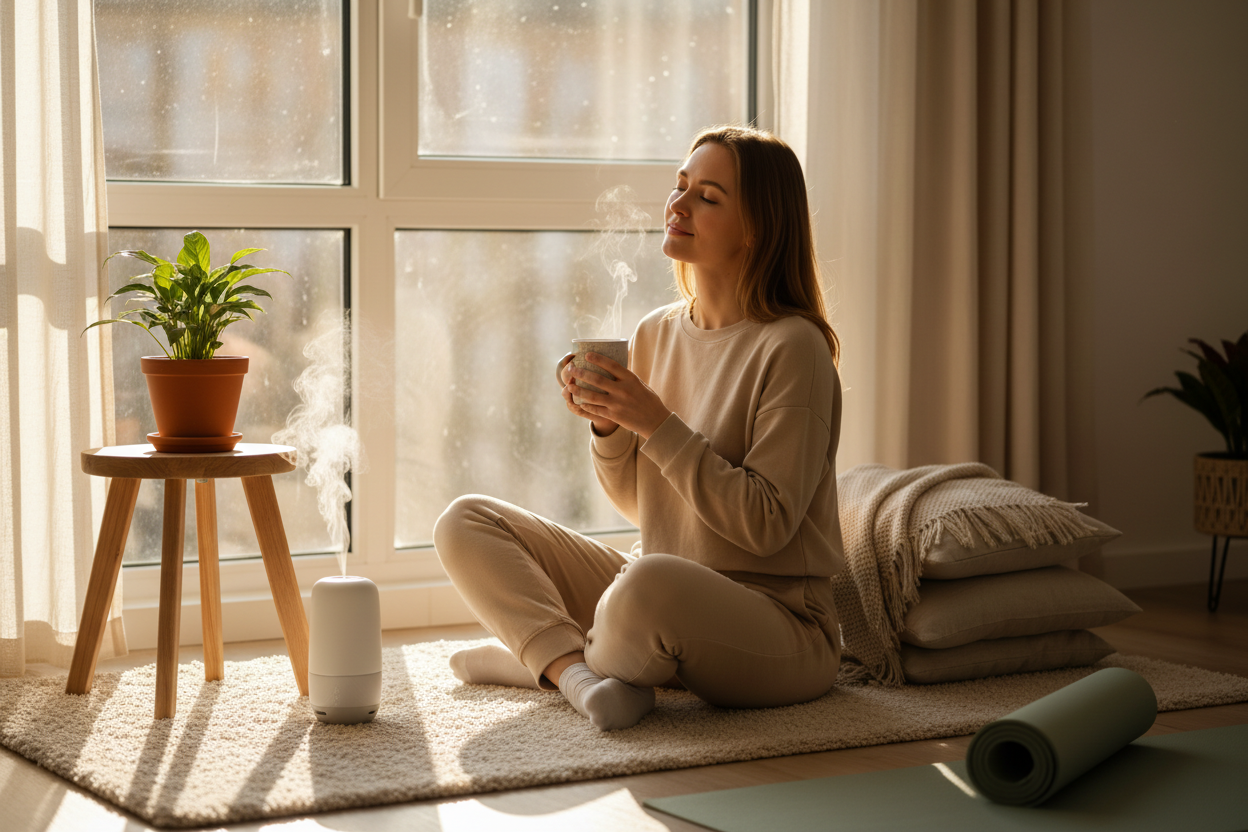 morning routine for stress