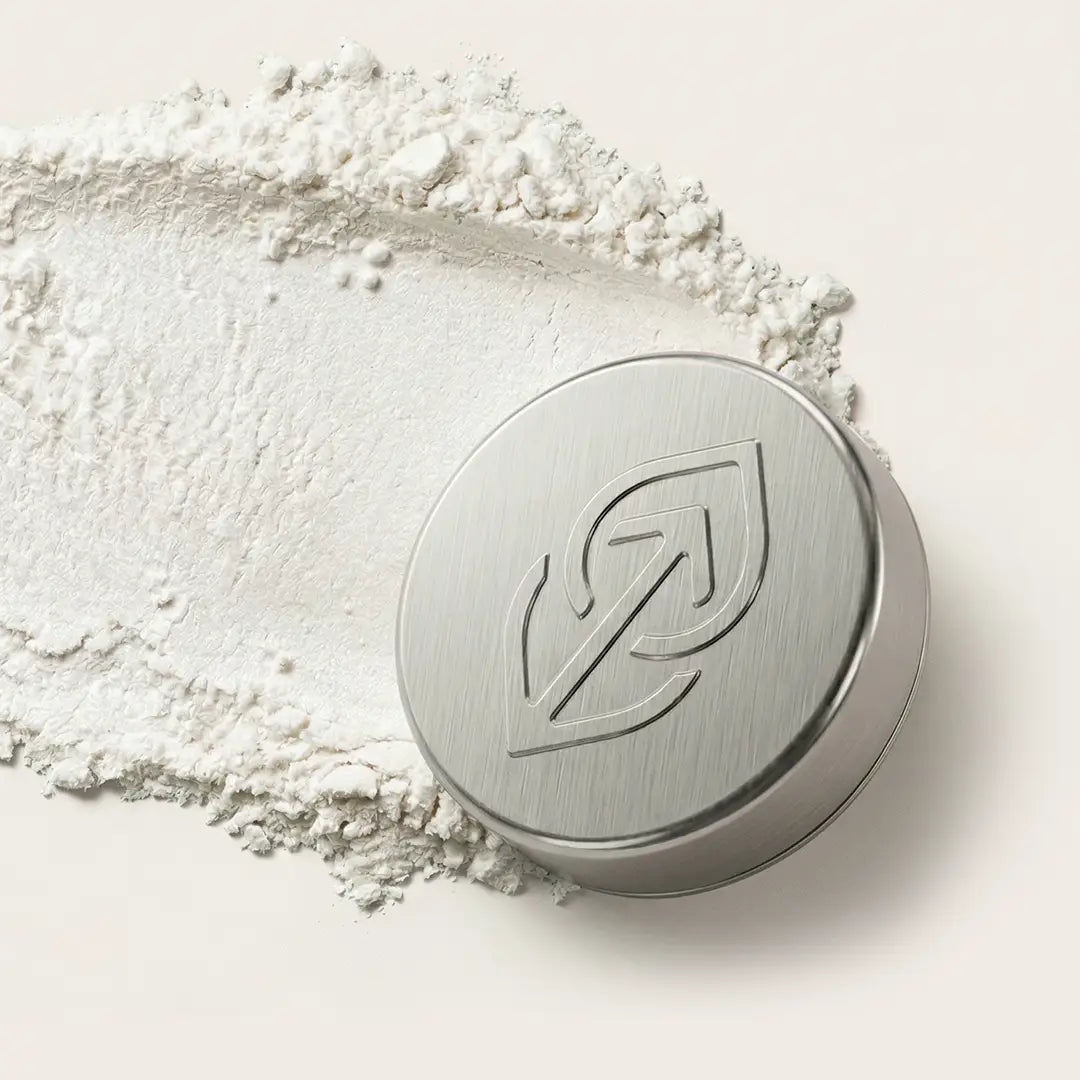 Smear of white inflammation supplement powder