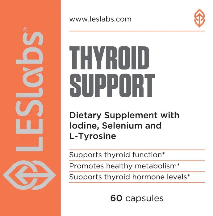 Thyroid Support | Natural Non-Hormonal Thyroid Supplement | LES Labs Thyroid Support | Natural Non-Hormonal Thyroid Supplement | LES Labs